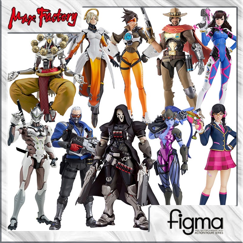 Overwatch figma - Мрачный жнец ручной работы D.Ангел Ва, Черная Лилия, Макрей, Гэндзи, Охотящийся на Небо, Окрестности Дзен-Яти Изображение 1