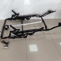 Zero wall first class space electric functional sofa iron frame tall sofa Italian style minimalist zero wall functional frame