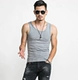 Áo vest nam cotton thể thao rộng rãi thương hiệu vượt rào Kiểu áo thun size rộng tay không tay nam trẻ trung mùa hè thoáng khí