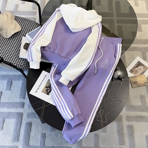 Осенний детский комплект, коллекция 2023, в западном стиле, детская одежда, подходит для подростков