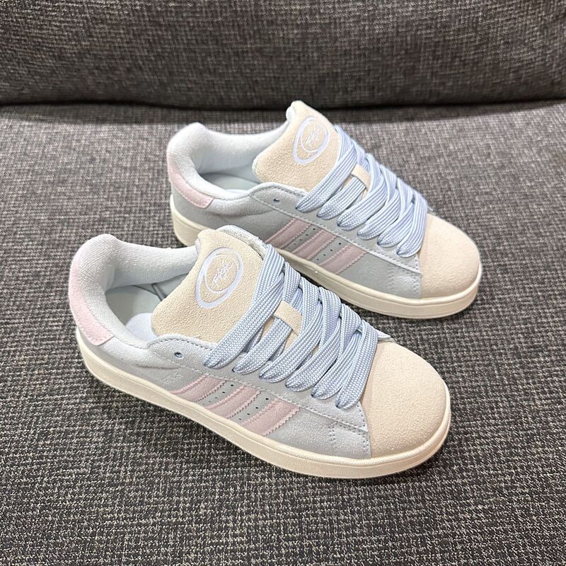 Authentic Women's Shoes, Co-Branded White and Pink Loafers, Girls' Shoes, Student Shoes, Unisex Versatile Couple Casual Sneakers for Women Authentic Women's Shoes, Co-Branded White and Pink Loafers, Girls' Shoes, Student Shoes, Unisex Versatile Couple Casual Sneakers for Women