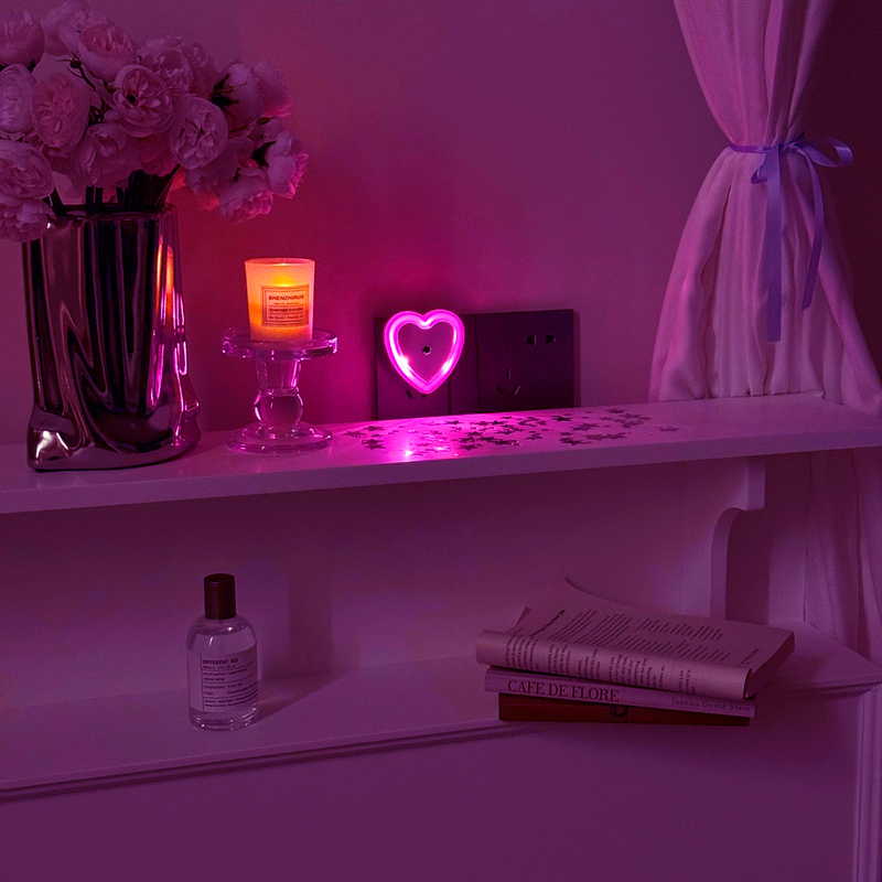 Pink Is so Hot~ Ambient Light Bedroom Mood Lamp Bedside Lamp for Couples Romantic Sleep Light Control Night Light