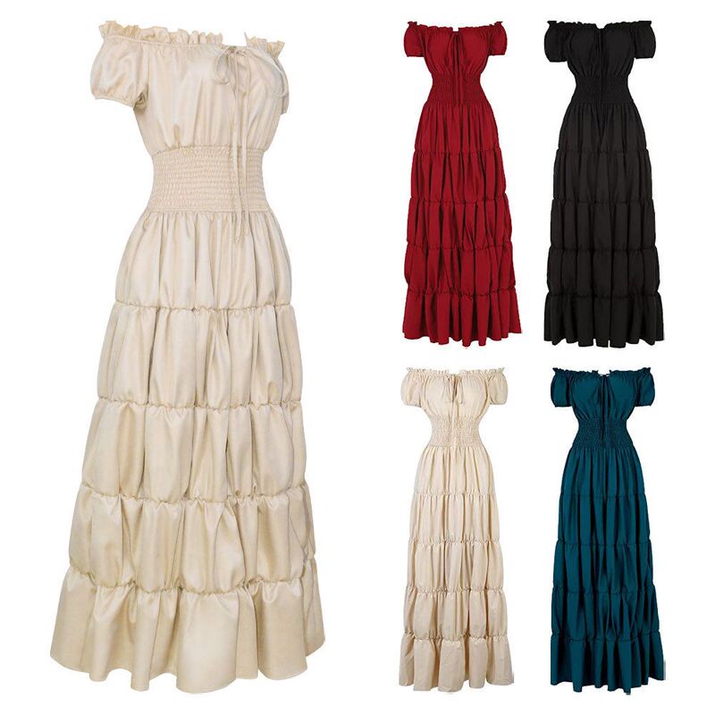 Medieval Lady Renaissance Ball Gown Irish Costume Vintage Dress Cosplay Costume Medieval Lady Renaissance Ball Gown Irish Costume Vintage Dress Cosplay Costume
