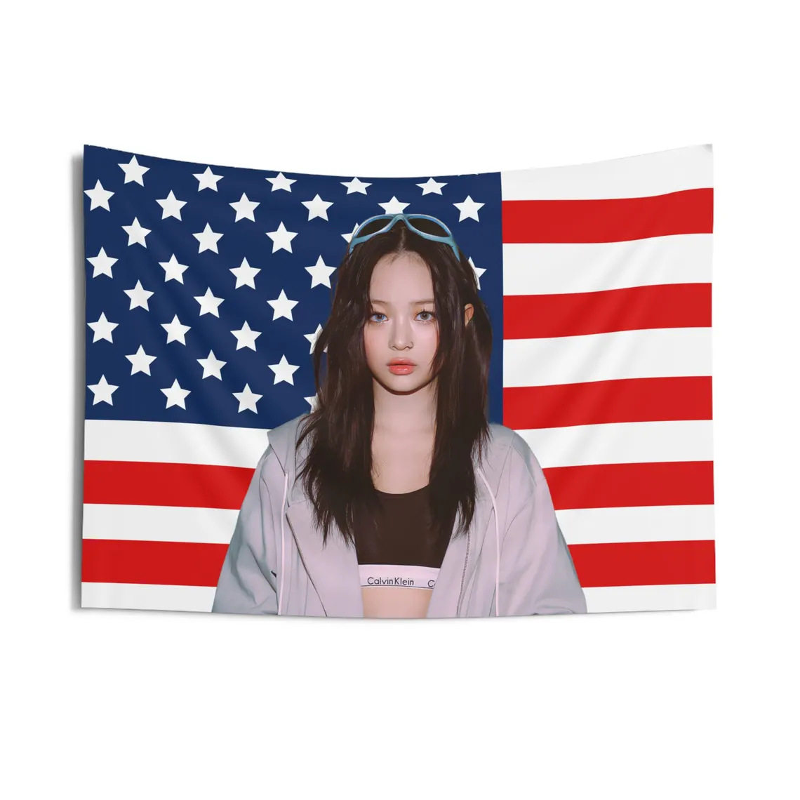 头范玉欣HANNI flag应援旗室内挂布NJZ韩国女团评价- 淘宝网