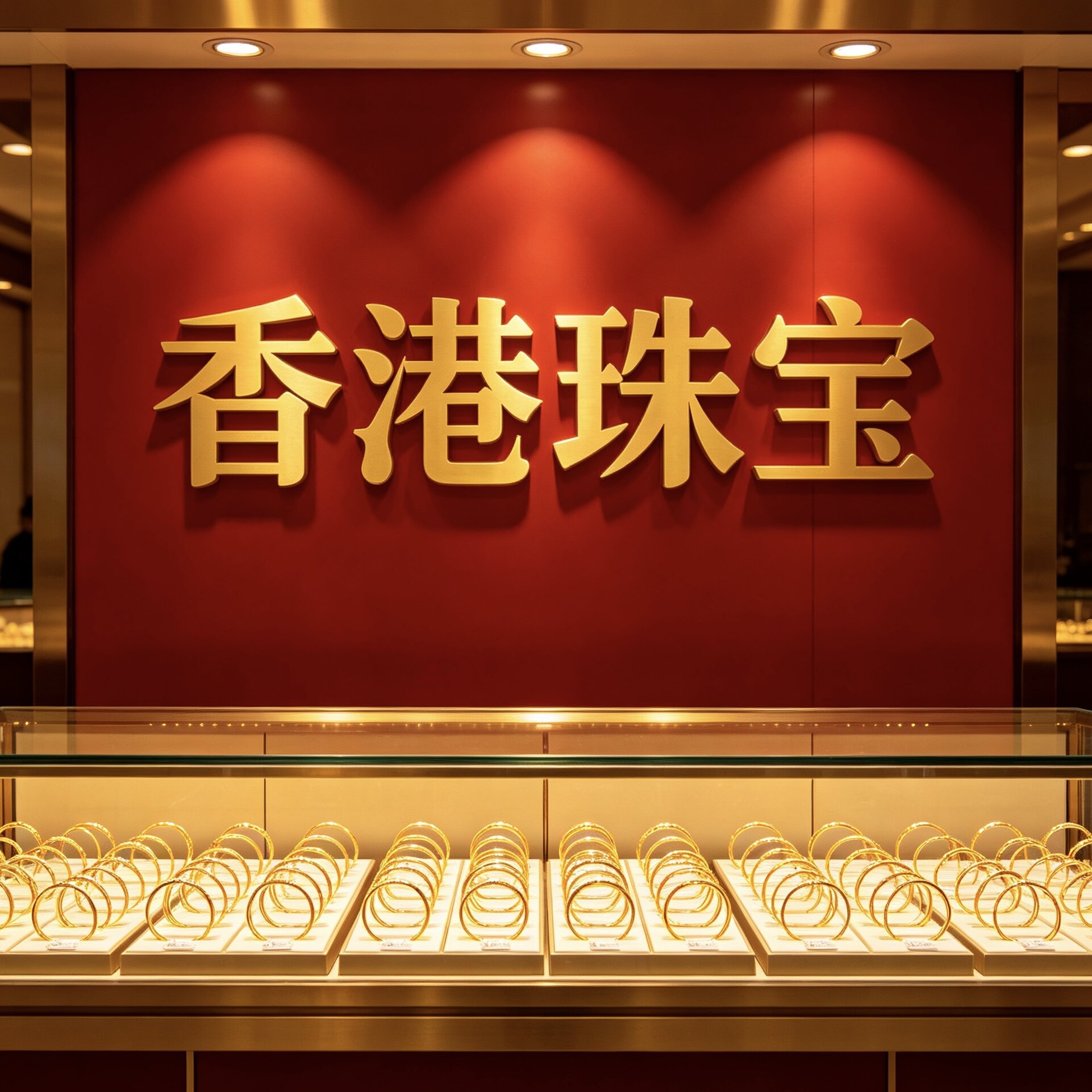 香港免税珠宝金街专柜