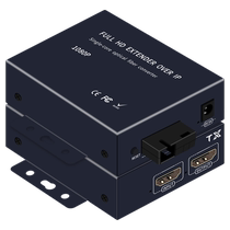 HDMI optical transceiver 4K fiber optic extension HD USB mouse keyboard fiber optic transceiver audio and video signal conversion head extender 1080P single mode single fiber 20 kilometers projection screen transmission connector