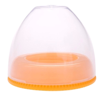 Mini Bear wide-caliber milk bottle cap set pp material boiled and sterilized dust cover screw thread ring
