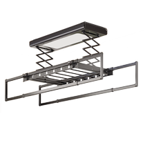 Small size small apartment electric clothes drying rack balcony remote control lift intelligent horizontal cooling automatic side-mounted apartment mini