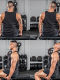 Fitrui Squat Rack with Neck Trainer for Neck Muscle Rehabilitation Training, Home Hanging Plate Auxiliary Fitness Equipment