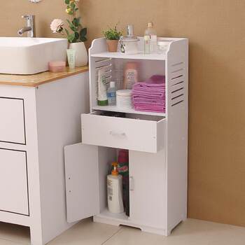 Bathroom storage rack floor-standing bathroom storage cabinet bathroom multi-layer toilet toilet side storage cabinet waterproof