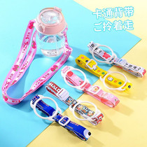 Water bottle strap portable water bottle shoulder strap thermos cup back strap adjustable silicone buckle small fresh pendant