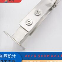 304 stainless steel stair handrail column household glass balcony guardrail stair guardrail handrail