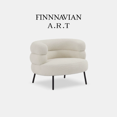 Finnavia Art Nordic Single Sofus Стул Простой легкий роскошный Enea Итальянский кремовый факультет повседневный стул