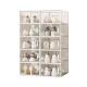 Large Transparent Shoe Box Storage Box Multi-Layer with Lid Plastic Bedroom Dust-Proof Study Display Cabinet Storage