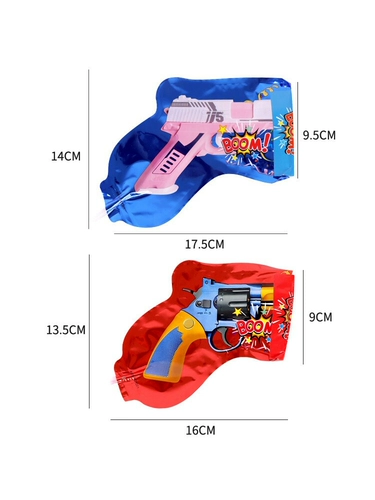Надувной пистолет для фейерверков, украшение на день рождения, макет сцены, ручной пистолет-распылитель на день рождения, атмосферный реквизит, свадебные крекеры