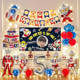 Ultraman Themed Balloon Decoration Scene Setup for Home Use, Suitable for Boys, 3-5 Year Old Birthday Celebration Props