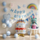 Airplane, Car, Children's Balloons, Scene Decoration, Baby, Home, Family Party, Happy Birthday, Sense of Ceremony