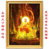 South No Great willing to hide Wangs BodhisattBodhisattBodhisattva Statue Portrait Hanging Picture Frame photo frame bracket Hanging Wall Buddhas Hall of Fly to Worship The Knot
