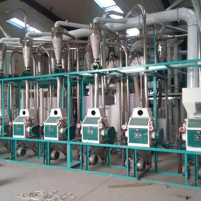 Small 20-ton flour processing complete set of equipment and process diagrams 30-ton flour mill wheat flour making machine