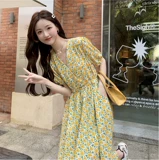 Весенние бархатные бретели, платье, французский стиль