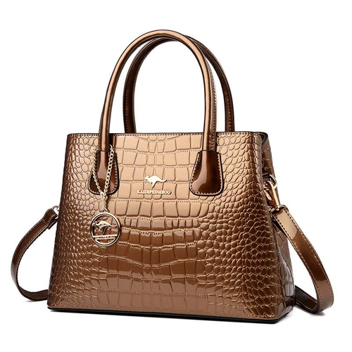 Кенгуру, модная кожаная сумка через плечо, из натуральной кожи