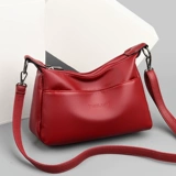 Вместительная и большая сумка на одно плечо, сумка через плечо для матери, из натуральной кожи