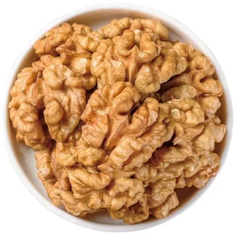 [Free and Cooked] New Arrival Large Walnut Kernels 500g Cooked Original Snacks for Pregnant Women Baked Thin-Skinned Paper-Skinned Walnuts