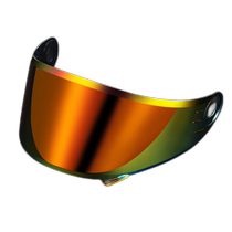 Suitable for AVA dynasty lens G318 lightning anti-fog patch full helmet red arrow electroplating aurora red discoloration day and night