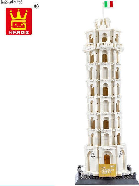 Toy Building Blocks Castle Famous Architecture High-Difficulty Model Assembly Small Particles Suitable for Educational Toys 3D