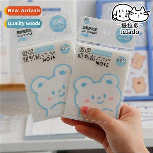 PET Transparent Sticky Notes Handbook Sticky Ins Student ery评价 淘宝网