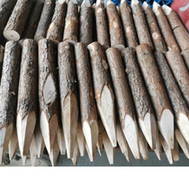 Fir wood piles pine wood piles river slope protection wood piles flood control cofferdam piling cryptomeria greening poles support piling wood