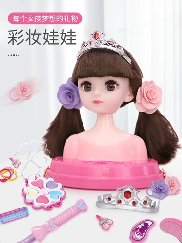 Куклы, которые можно наносить макияж, расчесывать волосы, игрушки для девочек, имитация парикмахерского набора, стричь волосы, куклы-принцессы, завязывать волосы.