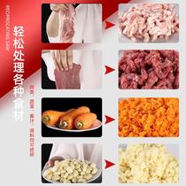 Yuanyue stainless steel commercial meat grinder electric meat grinder automatic large power multi-function open butcher shop