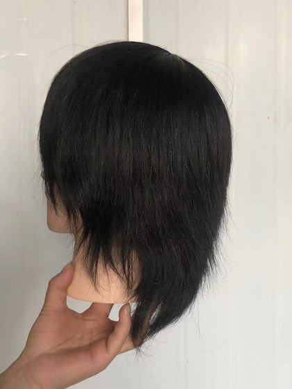 短发头模全真发模特头假人头理发店学徒练习男士发型烫染吹剪造型