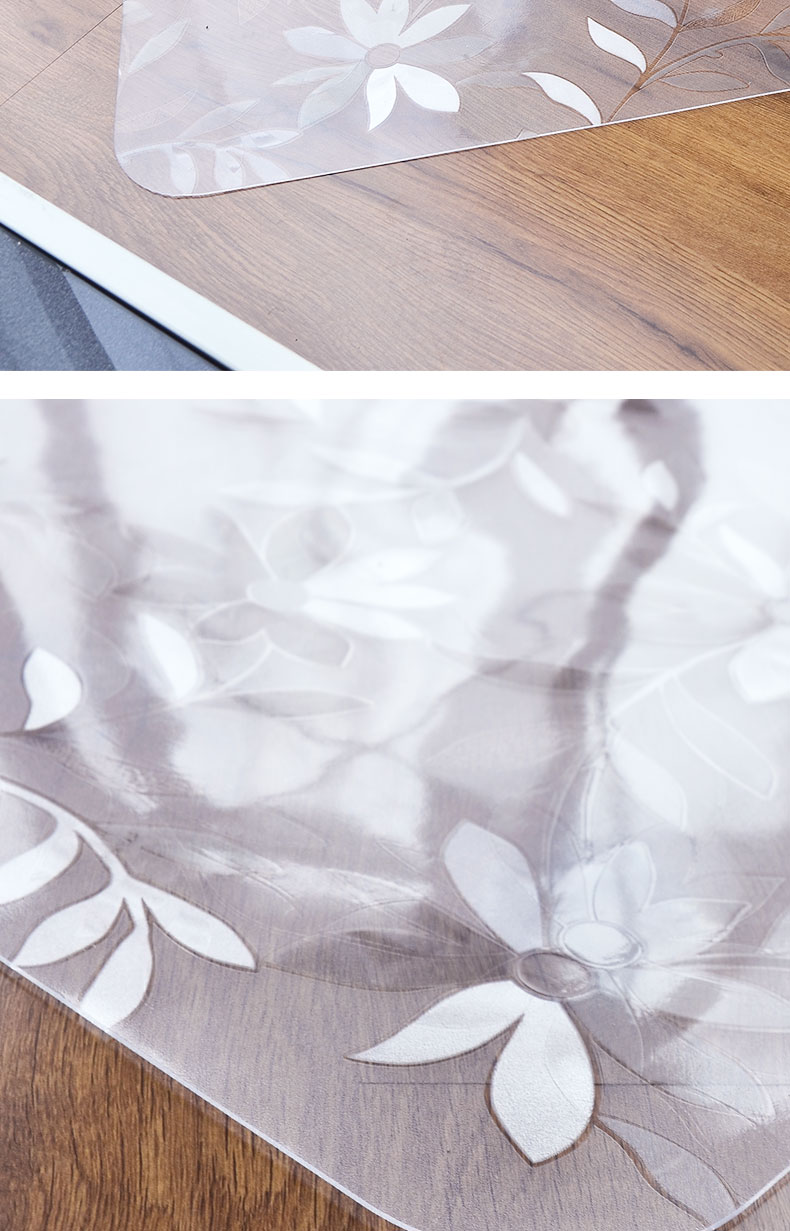 Pvc văn phòng nhựa ghế mat thảm tròn ở phía trước của cửa có thể được tùy chỉnh thảm sàn nhà - Thảm sàn tấm nhựa trải sàn