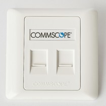 High-quality CommScope dual-port single-port network information phone panel RJ45 panel thickened 86*86 AMP model