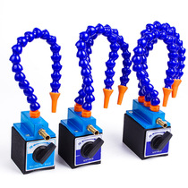 Spark machine magnetic fuel injection meter seat magnetic seat fuel injection pipe machine tool oil pipe switch cooler magnetic seat single double three tube