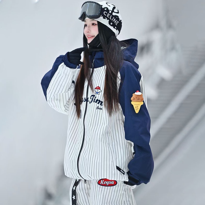Koysa American-Style Ski Suit 3L Taped Waterproof and Warm Professional Ski and Snowboard Clothing Set for Men and Women Koysa American-Style Ski Suit 3L Taped Waterproof and Warm Professional Ski and Snowboard Clothing Set for Men and Women