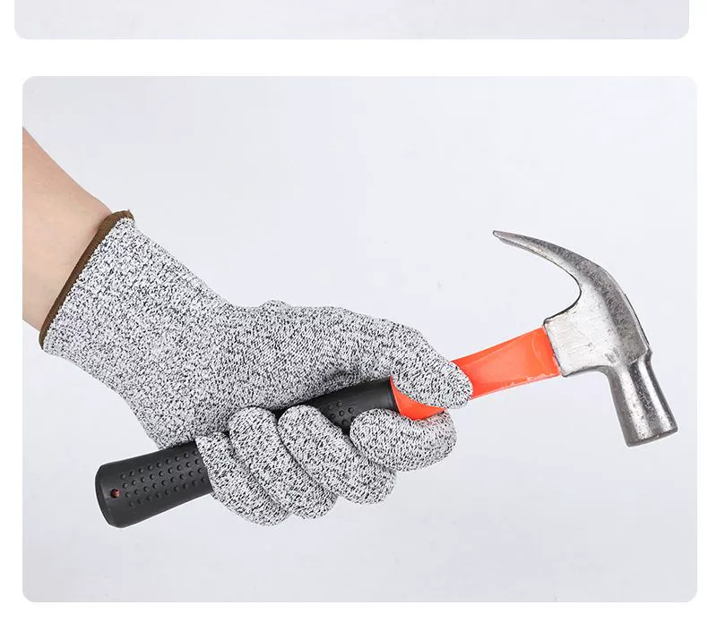 Găng tay chống cắt Bảo hộ lao động cấp 5 chống mài mòn làm việc chống cắt diều ngoài trời diệt cá đặc biệt chống gai chống trượt bền găng tay cao su bảo hộ