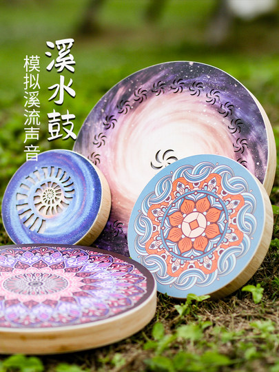 Terre, instrumento de tambor de corriente ucraniano, instrumento de curación onomatopéyico, simula el sonido del agua que fluye, instrumento de sonido de lluvia de nicho