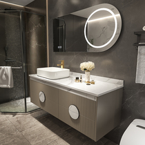 King Modern Light Luxury Rock Lampoo Bathroom Cabinet Wash Bathroom Bathroom Bathroom Bathroom Toilet Toilet