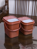 Tea plate tea bucket tea bucket drainage pipe drainage bucket kung fu tea toilet accessories household tea plate tea table