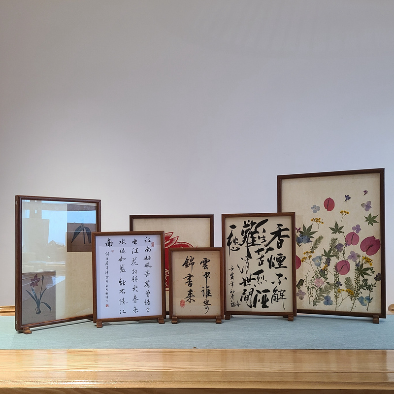 Chinese-Style Solid Wood Double-Sided Display Frame for Paper-Cutting, Framed Paintings, Photo Frames, Display Stands, Calligraphy and Painting Framing, A4 Photo Frame Display Stand Chinese-Style Solid Wood Double-Sided Display Frame for Paper-Cutting, Framed Paintings, Photo Frames, Display Stands, Calligraphy and Painting Framing, A4 Photo Frame Display Stand