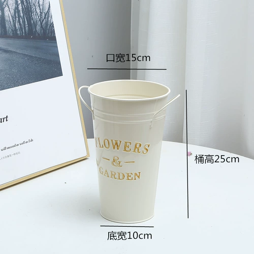 Интернет-знаменитости крупные вазы украшения гостиная цветочные композиции высококлассные нишевые ретро-зеленые растения пола.