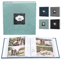 Manufacturers simple linen creative gift 6-inch photo album paper core pocket-type photo storage album cross-border