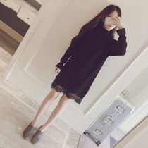 Breast-feeding autumn coat out hot mother postpartum clothes pregnant women sweater feeding fashion autumn and winter long tide