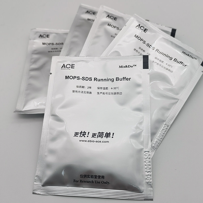 ACE Tris-MOPS-SDS蛋白电泳缓冲液干粉型1袋可配1X 1LPAGE胶