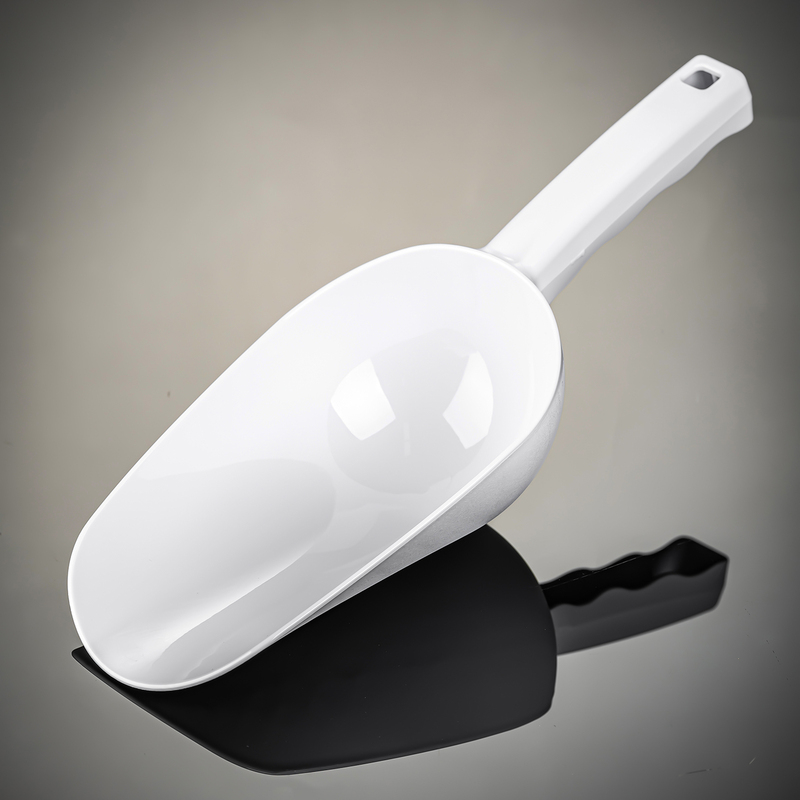 Food-Grade Plastic Durable and Sturdy Ice Scoop Transparent Acrylic Ice Spoon Commercial Dry Goods Rice Beans Flour Grains Scoop