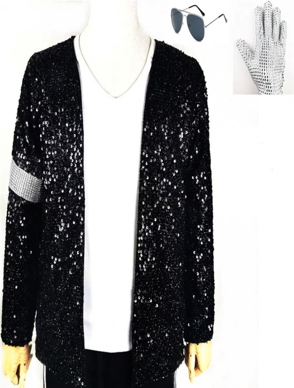 Michael Jackson Performance Costume Mj Clothing for Children and Adults, Unisex, Billie Jean Dance Imitation Performance Outfit Set Michael Jackson Performance Costume Mj Clothing for Children and Adults, Unisex, Billie Jean Dance Imitation Performance Outfit Set