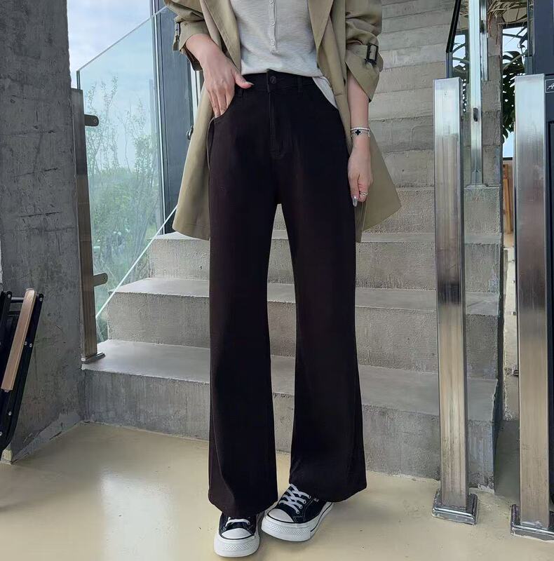 Chu Peipei's New Product - the "Leg-Slimming Narrow Version" Four-Way Stretch Heavy-Duty Slimming Jeans for Women